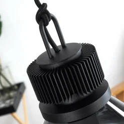 Luminaires Scandinaves-hofstein Suspension Coapilla Noir, 1 lumière