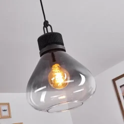 Luminaires Scandinaves-hofstein Suspension Coapilla Noir, 1 lumière