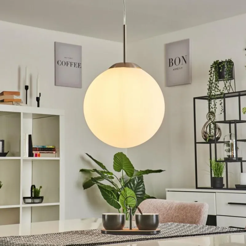 hofstein Suspension Cochuna Nickel mat, 1 lumière