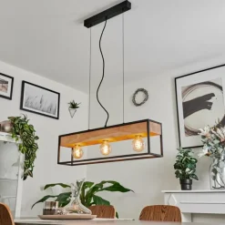 Luminaires Scandinaves-hofstein Suspension Colebrook Noir, 3 lumières