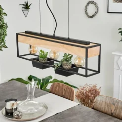 Luminaires Scandinaves-hofstein Suspension Colebrook Noir, 3 lumières