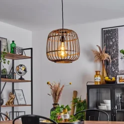 Luminaires Scandinaves-hofstein Suspension Combeima Noir, 1 lumière