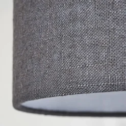 Lampes En Tissu-hofstein Suspension Contumil Noir, 3 lumières