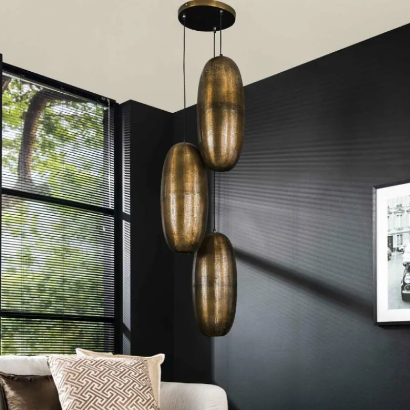 hofstein Suspension Cosmic Ancien, 3 lumières* Suspensions