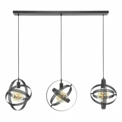 hofstein Suspension Cosmos Anthracite, 3 lumières* Suspensions