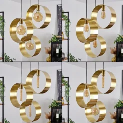 Lampes Vintages & Rétros-hofstein Suspension Couma Gris, Noir, 1 lumière