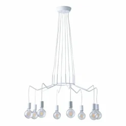 Luce Design Suspension Cuyama Blanc, 8 lumières* Suspensions