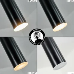 hofstein Suspension Dalheim LED Noir, 1 lumière* Éclairage Led