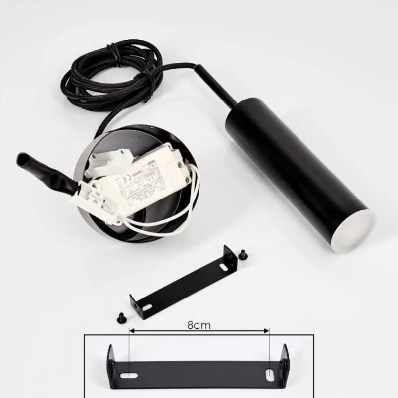 hofstein Suspension Dalheim LED Noir, 1 lumière* Éclairage Led