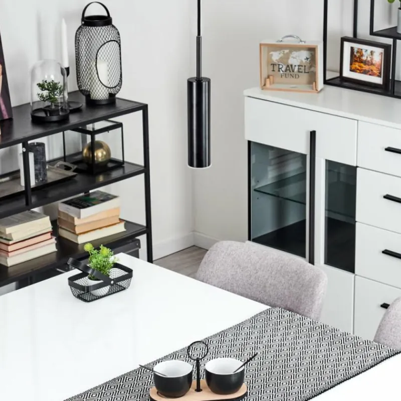 hofstein Suspension Dalheim LED Noir, 1 lumière* Éclairage Led