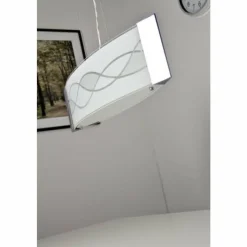 hofstein Suspension Datong LED Aluminium, Chrome, 1 lumière