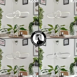 hofstein Suspension Dauntey LED Blanc, 1 lumière