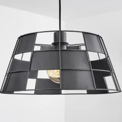 hofstein Suspension Daynard Noir, 1 lumière* Suspensions