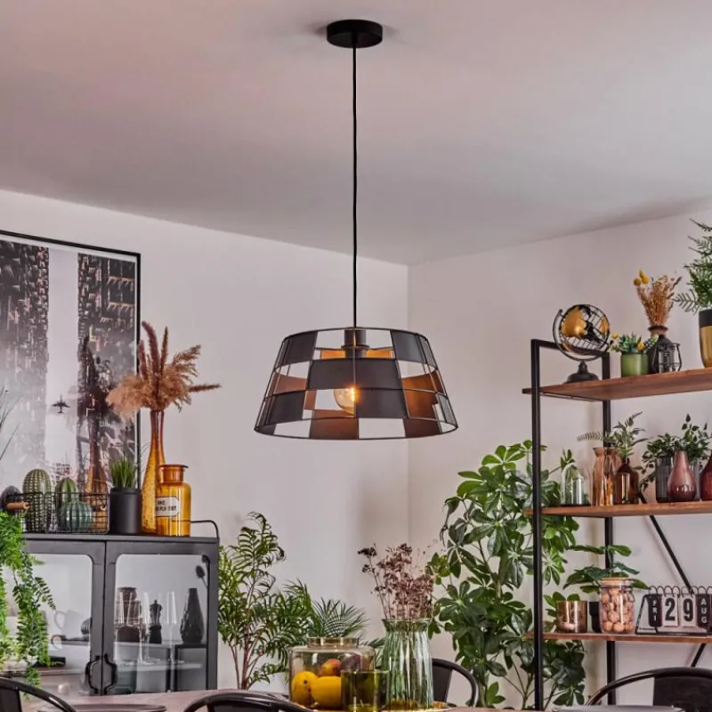 hofstein Suspension Daynard Noir, 1 lumière* Suspensions