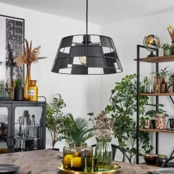 hofstein Suspension Daynard Noir, 1 lumière* Suspensions