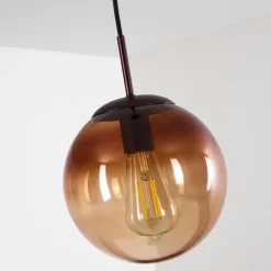 Luminaires Globo Lighting Suspension Degevos Brun, 1 lumière