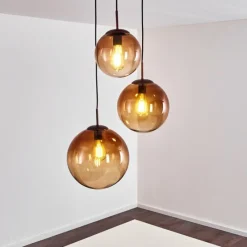 hofstein Suspension Degevos Brun, 3 lumières