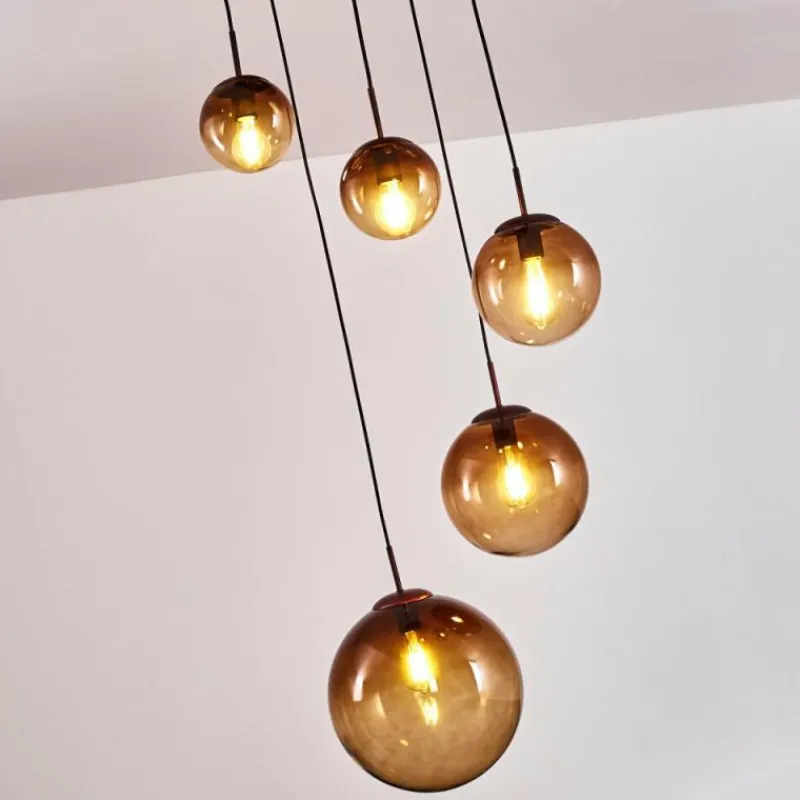 hofstein Suspension Degevos Brun, 5 lumières