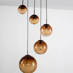 hofstein Suspension Degevos Brun, 5 lumières