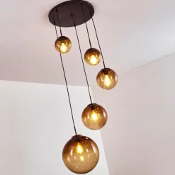 hofstein Suspension Degevos Brun, 5 lumières