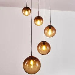 hofstein Suspension Degevos Brun, 5 lumières