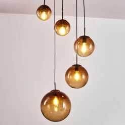 hofstein Suspension Degevos Brun, 5 lumières