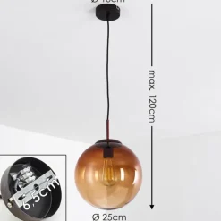 hofstein Suspension Degevos Brun, 1 lumière