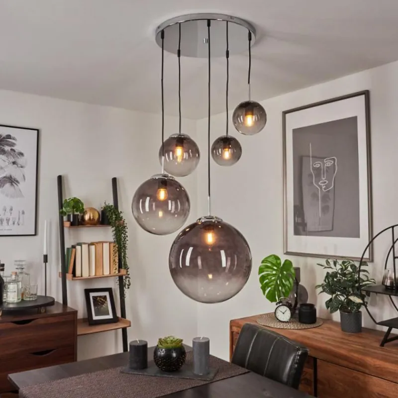 hofstein Suspension Degevos Chrome, 5 lumières