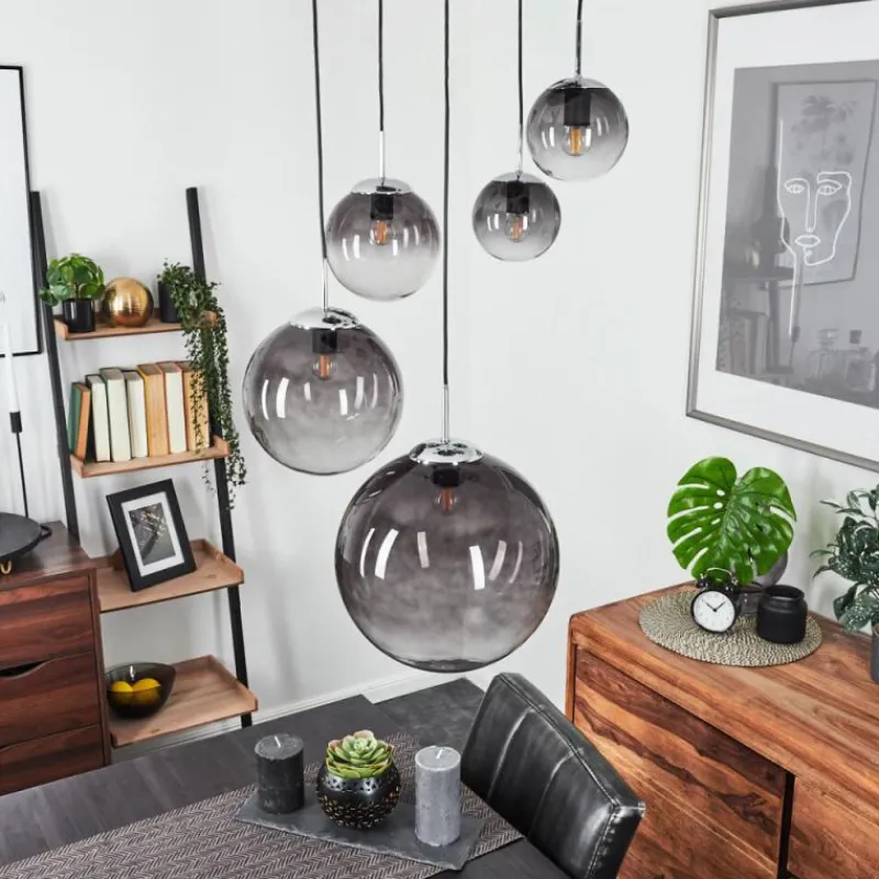 hofstein Suspension Degevos Chrome, 5 lumières