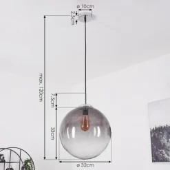 hofstein Suspension Degevos Chrome, 1 lumière