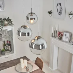 hofstein Suspension Degevos Nickel mat, 3 lumières