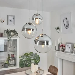 hofstein Suspension Degevos Nickel mat, 3 lumières