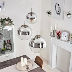 hofstein Suspension Degevos Nickel mat, 3 lumières