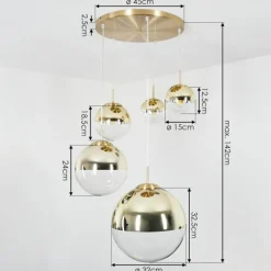 hofstein Suspension Degevos Or, 5 lumières