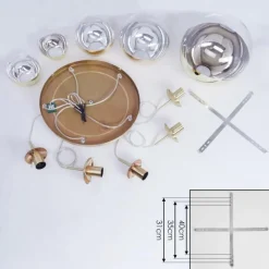 hofstein Suspension Degevos Or, 5 lumières