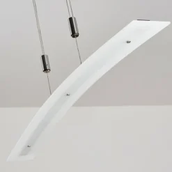 hofstein Suspension Delaware LED Argenté, 1 lumière
