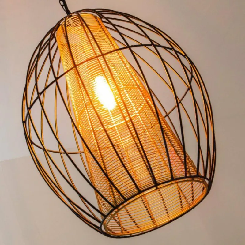 Lampes Dorées-hofstein Suspension Delhi Noir doré, 1 lumière