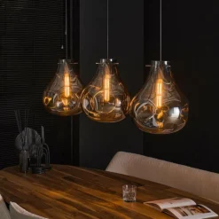 hofstein Suspension Dent Anthracite, 3 lumières