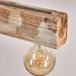 Luminaires Scandinaves-hofstein Suspension Derville Écru, Noir, 4 lumières