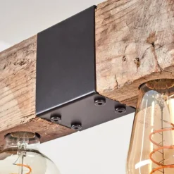 Luminaires Scandinaves-hofstein Suspension Derville Écru, Noir, 8 lumières