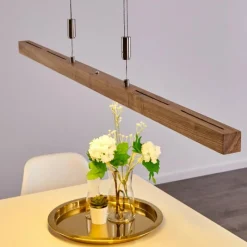 hofstein Suspension Deshka LED Argenté, 1 lumière