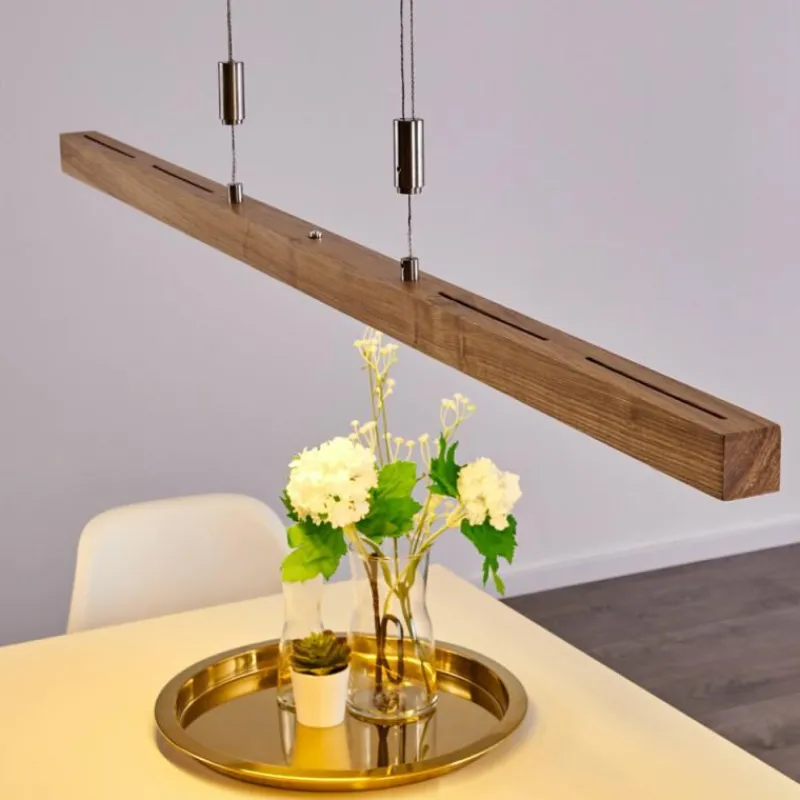 hofstein Suspension Deshka LED Argenté, 1 lumière