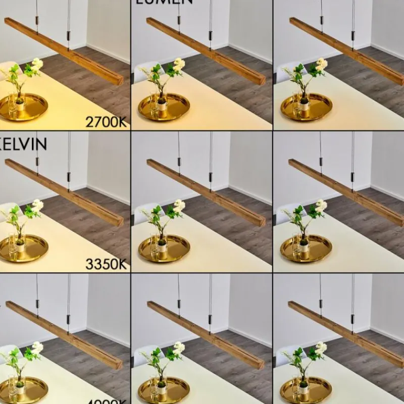 hofstein Suspension Deshka LED Argenté, 1 lumière