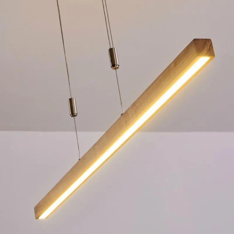 hofstein Suspension Deshka LED Argenté, 1 lumière