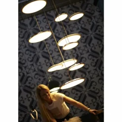 Design For The People by Nordlux Suspension Artist LED Gris, 1 lumière* Éclairage Led