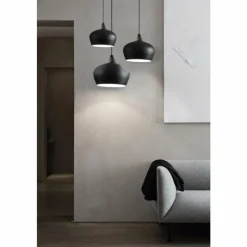 Luminaires Scandinaves-Design For The People by Nordlux Suspension Belly Noir, 1 lumière