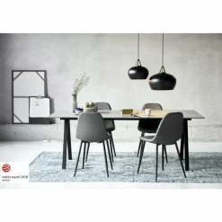 Luminaires Scandinaves-Design For The People by Nordlux Suspension Belly Noir, 1 lumière