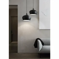 Luminaires Scandinaves-Design For The People by Nordlux Suspension Belly Noir, 1 lumière