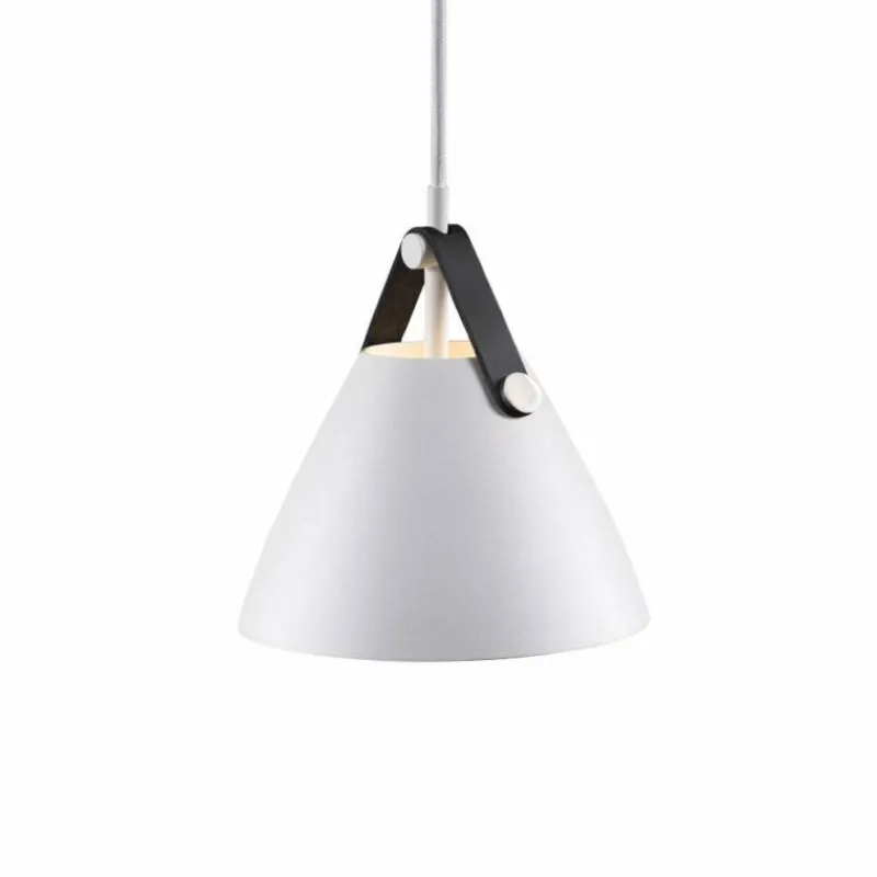 Luminaires Scandinaves-Design For The People by Nordlux Suspension Strap Blanc, 1 lumière