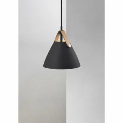 Luminaires Scandinaves-Design For The People by Nordlux Suspension Strap Noir, 1 lumière